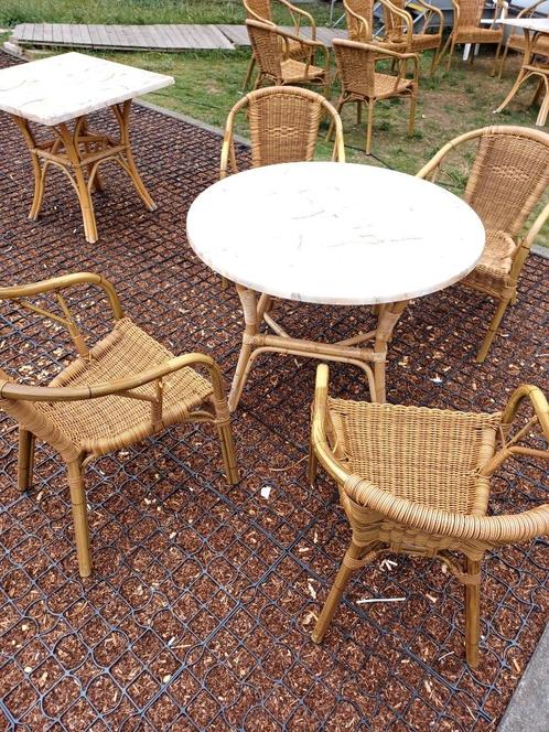 Terrastafels en terrasstoelen voor horeca in goede staat!!, Zakelijke goederen, Horeca | Meubilair en Inrichting, Meubilair, Gebruikt