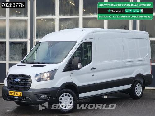 Ford Transit 170pk Automaat 350 L3H2 Airco Cruise Parkeersen, Auto's, Bestelwagens en Lichte vracht, Bedrijf, Te koop, Airconditioning