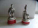 2 figurines de pièce d'échecs Bataille de Waterloo/Franklin, Comme neuf, Humain, Enlèvement ou Envoi