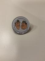 Laurel and Hardy 10 pins retro, Verzenden, Zo goed als nieuw, Film
