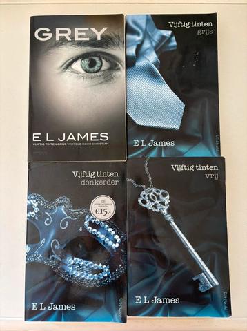 Reeks 50 tinten grijs/vrij/donkerder El James beschikbaar voor biedingen