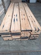 Oud eiken  spoorplanken  bielzen  planken  wagondelen, Ophalen, Zo goed als nieuw, Eiken