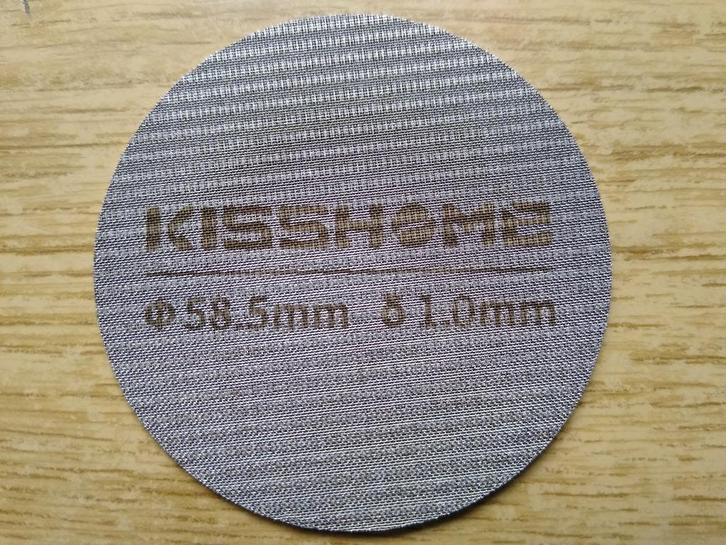 Puck Screen 58,5mm 1mm voor Espresso, Elektronische apparatuur, Koffiemachine-accessoires, Zo goed als nieuw, Ophalen