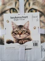 Keukenschort Franciens katten - kookschort.  Lengte: 115 cm., Ophalen of Verzenden, Nieuw