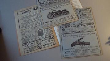 FN Herstal lot 3 oude reklames beschikbaar voor biedingen