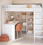 Hoogslaper  met kast en bureau, Kinderen en Baby's, Kinderkamer | Stapelbedden en Hoogslapers, Ophalen, Gebruikt, Hoogslaper