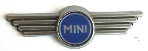 Wing badge blauw Classic Mini showroom, Auto-onderdelen, Overige Auto-onderdelen, Mini, Oldtimer onderdelen, Rover, Austin, Nieuw