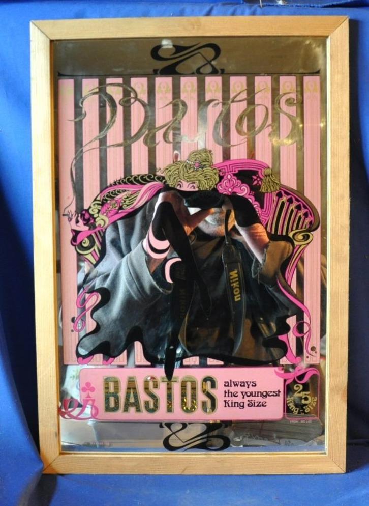 miroir publicitaire bastos (1), Verzamelen, Merken en Reclamevoorwerpen, Zo goed als nieuw, Overige typen, Ophalen of Verzenden