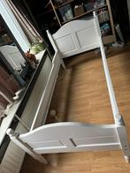 Lit en bois blanc, Maison & Meubles, Chambre à coucher | Lits, Enlèvement, Utilisé, Blanc, Bois