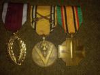 Lot medailles, Ophalen of Verzenden, Landmacht, Lintje, Medaille of Wings