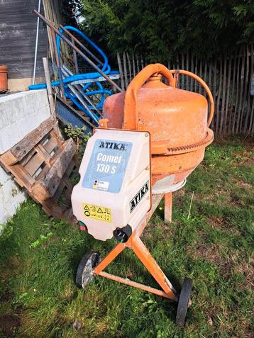 Atika Comet 130s betonmolen beschikbaar voor biedingen