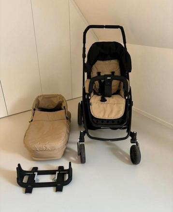 Kinderwagen van Brio inclusief ligbedje en adapters beschikbaar voor biedingen