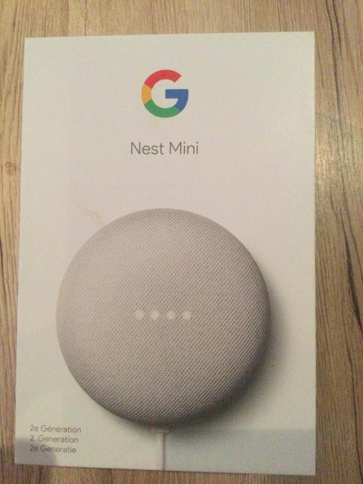 Google Nest Mini, Audio, Tv en Foto, Mediaspelers, Zo goed als nieuw