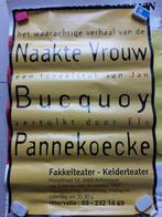 Jan Bucquoy - 4 posters, Verzamelen, Posters, Gebruikt, Ophalen of Verzenden, A1 t/m A3, Rechthoekig Staand