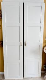 Portes IKEA Bergsbo - 2 pièces - 50x195 avec 6 charnieres, Huis en Inrichting, Kasten | Kleerkasten, Ophalen of Verzenden, Zo goed als nieuw
