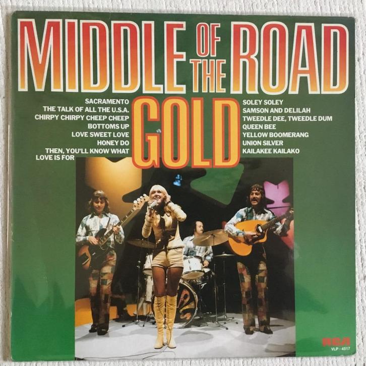 elpee vinyl Middle Of The Road - Gold, Cd's en Dvd's, Vinyl | Pop, Gebruikt, 1960 tot 1980, 12 inch, Ophalen of Verzenden