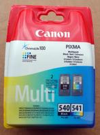 Encre Canon Pixma 540/541 - Noir + Couleur - Pack économique, CANON, Enlèvement ou Envoi, Neuf, Copier