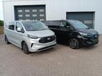 Ford Transit Custom Limited 5pl L2 AUT 170pk adapt cr 40744, Auto's, Ford, Stof, Zwart, Zwart, Bedrijf