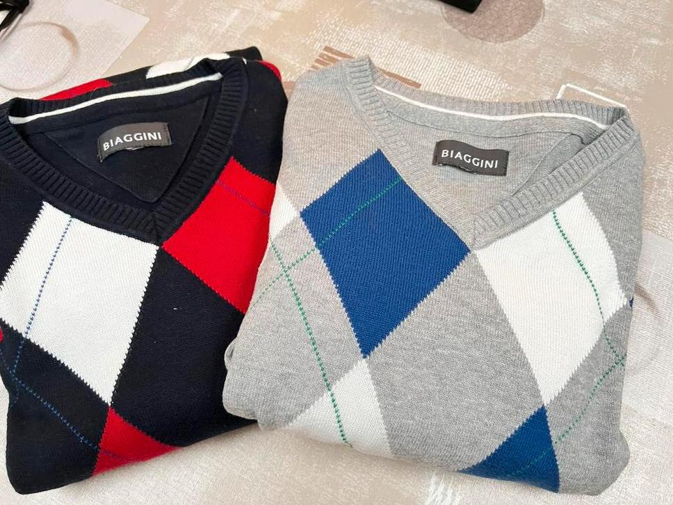 Drie heren pulls met lange mouwen., Ophalen, Maat 52/54 (L)