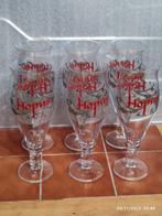 6 HOPUS bierglazen., Verzamelen, Zo goed als nieuw, Ophalen, Bierglas