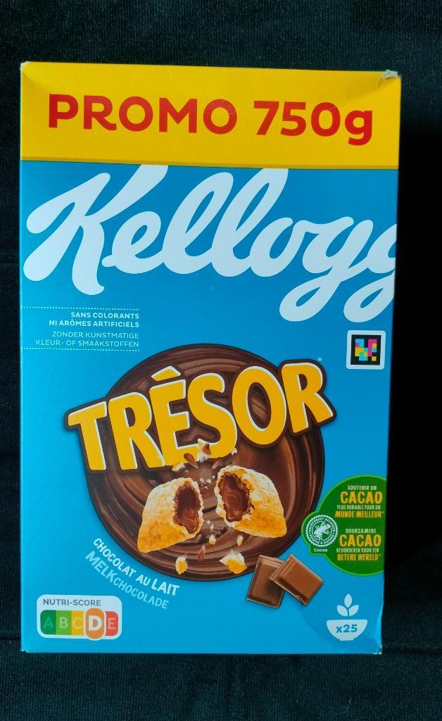 Kellogs Trésor cornflakes melkchocolade 750 gram 3 euro., Divers, Produits alimentaires, Enlèvement ou Envoi
