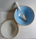 2 vintage Farmhouse deegkommen etc. Made in England, Huis en Inrichting, Keuken | Keukenbenodigdheden, Ophalen of Verzenden, Gebruikt