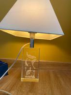 Glazen lamp met dolfijn, Ophalen of Verzenden, Zo goed als nieuw, Gloeilamp