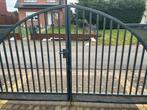 Poort, Jardin & Terrasse, Portes de jardin, 200 cm ou plus, Portail battant, Acier, Utilisé