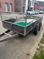 Remorque double essieux saris 306*130, Auto diversen, Aanhangers en Bagagewagens, Ophalen of Verzenden, Gebruikt