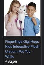 Fingerlings gigi hugs eenhoorn unicorn wit, Comme neuf, Enlèvement ou Envoi