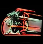 Cafe racer boradtrack neon mancave showroom motor neons, Collections, Marques & Objets publicitaires, Table lumineuse ou lampe (néon)