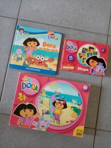 Dora The Explorer : leesboek / kijkboek mem o, kinderpuzzel beschikbaar voor biedingen