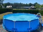 Gebruikt zwembad +/-  360x75 inclusief trapje en filterpomp, Tuin en Terras, Ophalen, Gebruikt