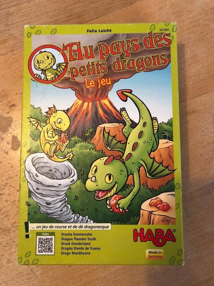 Haba bordspel "Draak Dondertand" (+ 3 j.), Hobby en Vrije tijd, Gezelschapsspellen | Bordspellen, Gebruikt, Een of twee spelers