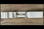 Glitter Wit - Zilver - Paardrij Riem - Trensriem - Paardrijr, Ophalen of Verzenden, Nieuw, Western, Overige typen