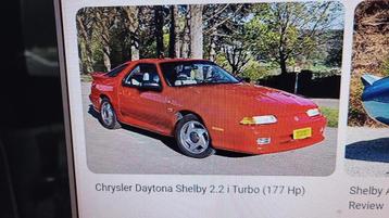 Chrysler Daytona Shelby 2.5i Turbo