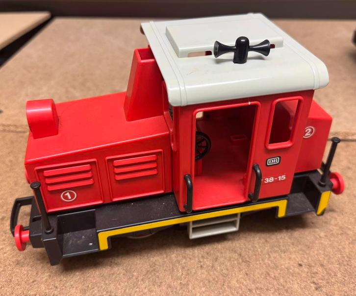 Playmobil Diesellocomotief met goederenwagons 4025, Kinderen en Baby's, Speelgoed | Thomas de Trein, Gebruikt, Ophalen of Verzenden