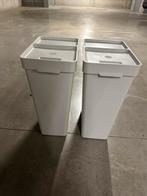 2 vuilnisbakken van 35L, Huis en Inrichting, Woonaccessoires | Prullenbakken, Ophalen, Zo goed als nieuw