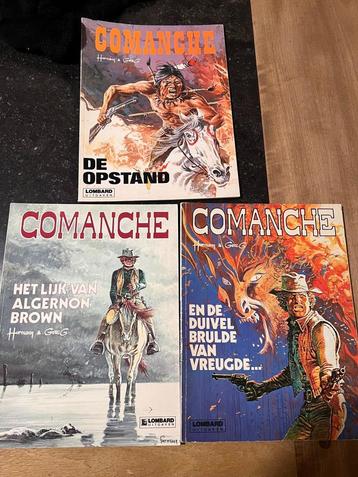 3 strips van Comanche: De opstand/ En de duivel../ Het lijk  beschikbaar voor biedingen