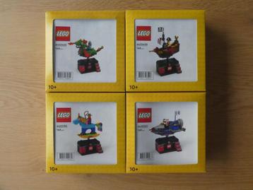 4 LEGO mini kermisattracties