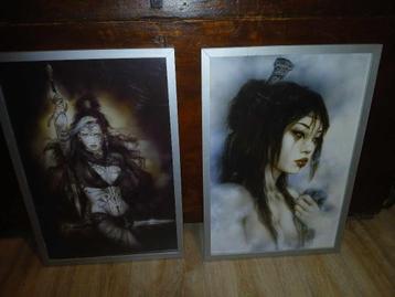 ensemble de 3 cadres luis royo beschikbaar voor biedingen