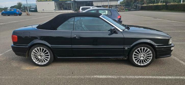 Audi 80 Cabriolet 2,6 V6 1995 Automatique, Autos, Audi, Particulier, Vitres électriques, Cabriolet, Automatique, Noir, Noir, Cuir