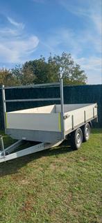 Zeer goede ongeremde plateau aanhangwagen afm 253x153, Auto diversen, Aanhangers en Bagagewagens, Ophalen