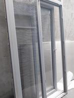 Deur in PVC-Glas met kipstand (1.1, Lichtgrijs-Finstral), Double vitrage, 160 cm ou plus, Enlèvement, Utilisé