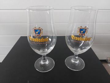 Verres à bière Troubadour, Enlèvement ou Envoi, Comme neuf, Verre à bière