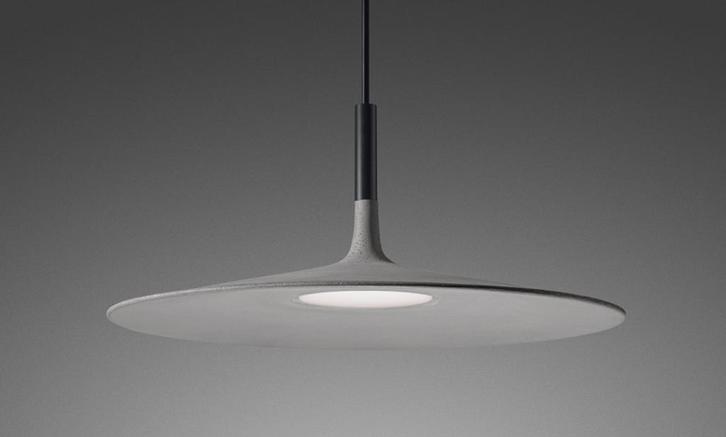 2 x Foscarini Aplomb Large grey, Huis en Inrichting, Lampen | Plafondlampen, Zo goed als nieuw, Ophalen