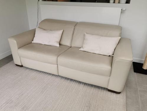 Natuzzi zitbank 2-zit, Maison & Meubles, Canapés | Coins salons complets, Comme neuf, Cuir, Enlèvement