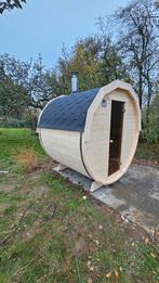 Barrel Sauna 2M Gratis Levering en Plaatsing, Sport en Fitness, Sauna, Ophalen of Verzenden, Nieuw