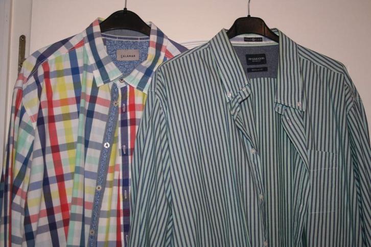 2 Heren Merk overhemden maat XXXL lange mouwen top staat, Kleding | Heren, Overhemden, Zo goed als nieuw, Verzenden