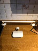 Handdoekhouder + wc-houder, Ophalen, Zo goed als nieuw